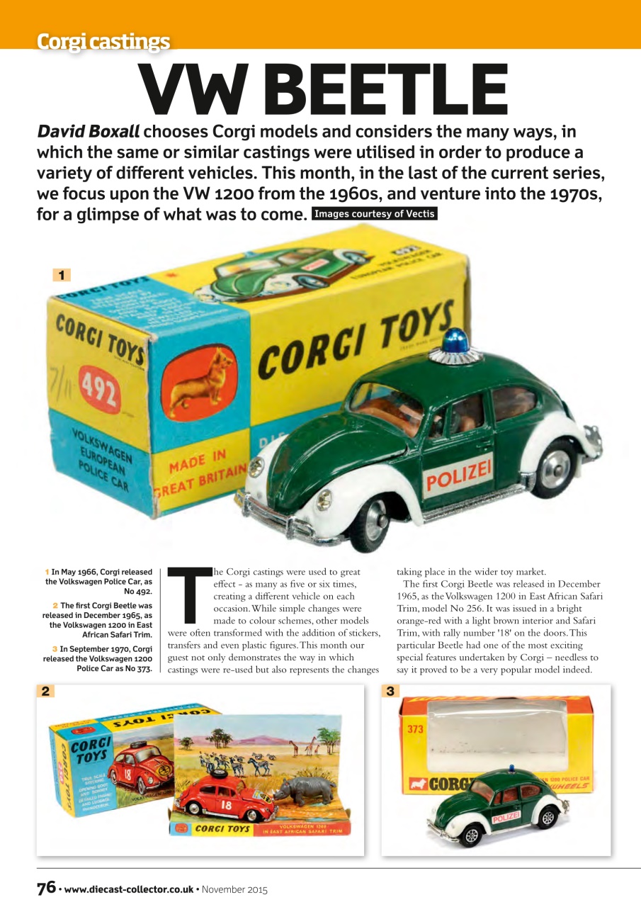 Diecast Collector Preview Pages