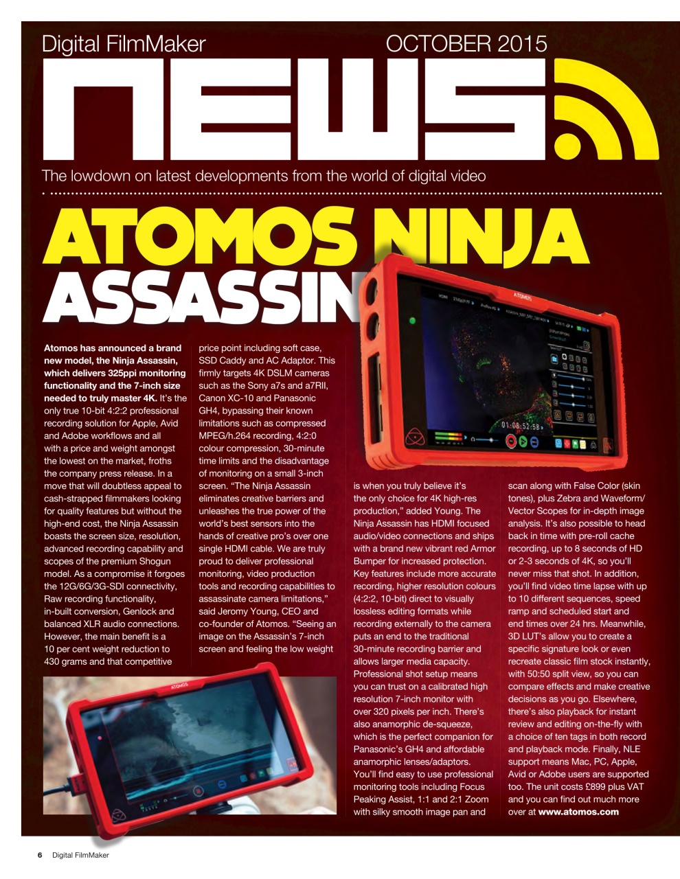 Digital FilmMaker Preview Pages