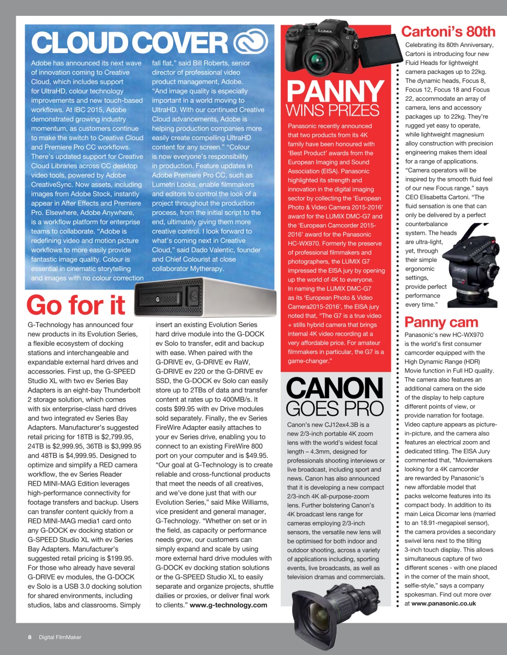 Digital FilmMaker Preview Pages