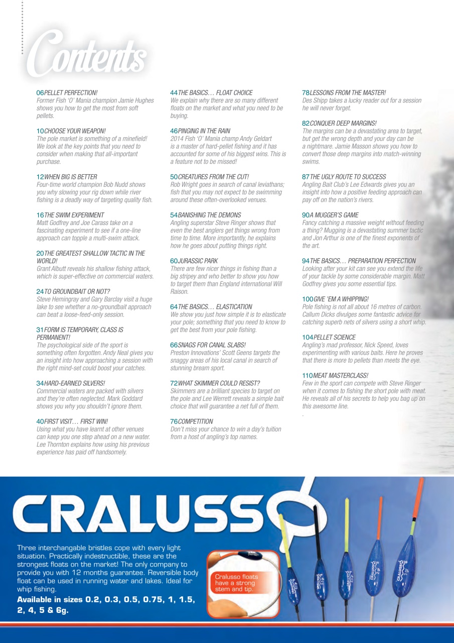 Match Fishing Preview Pages