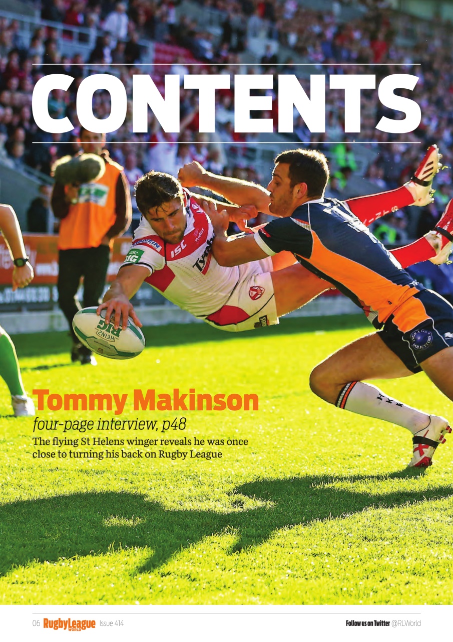 Rugby League World Preview Pages