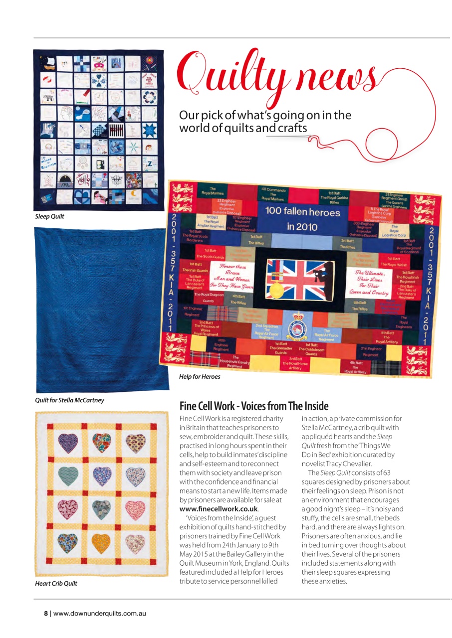 Down Under Quilts Preview Pages