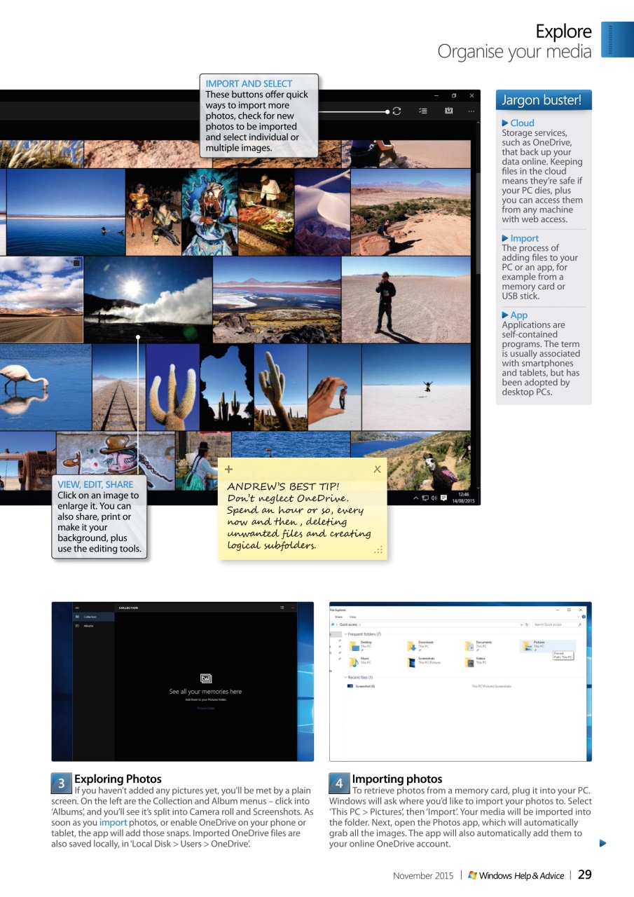 Windows Help & Advice Preview Pages
