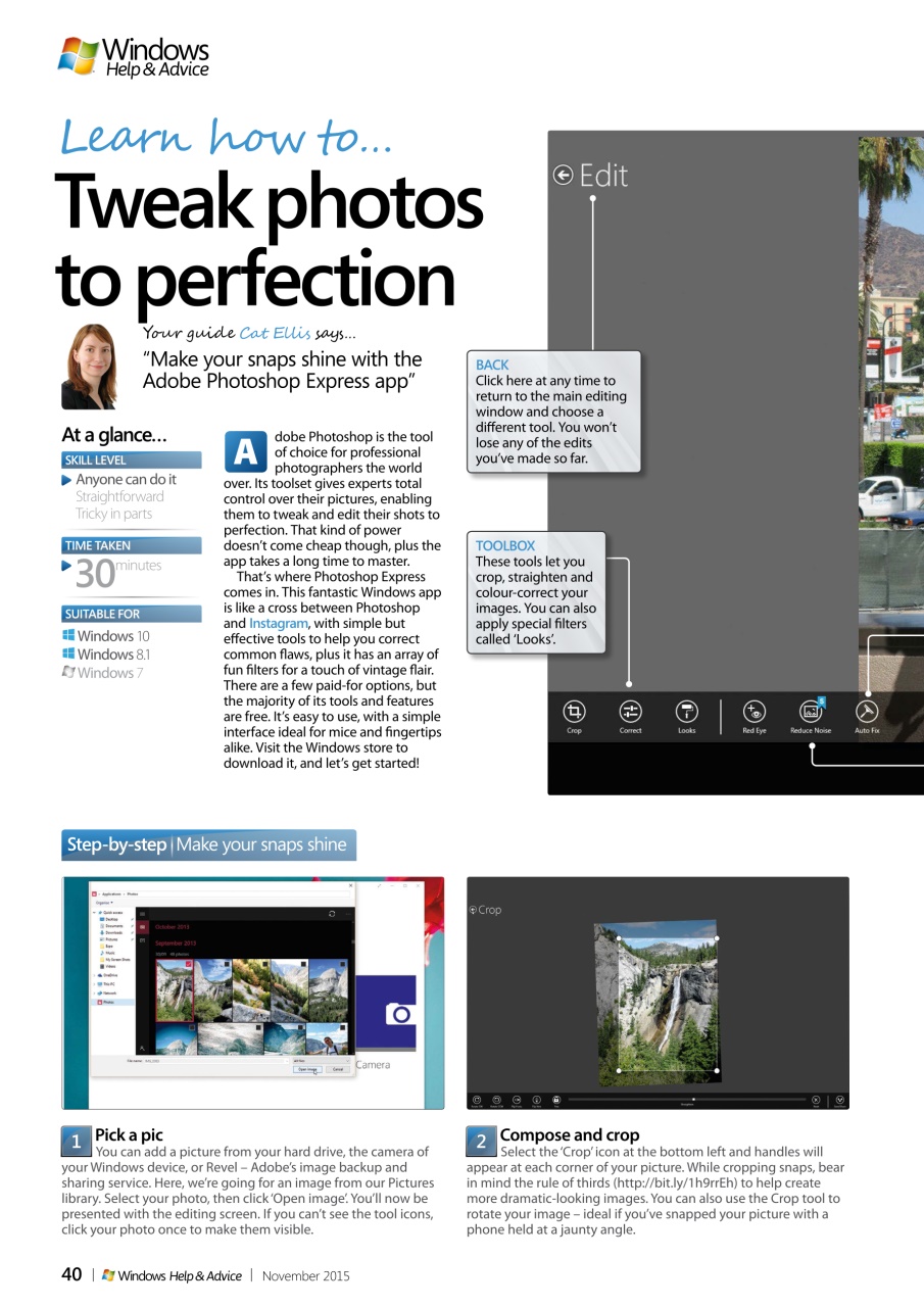 Windows Help & Advice Preview Pages
