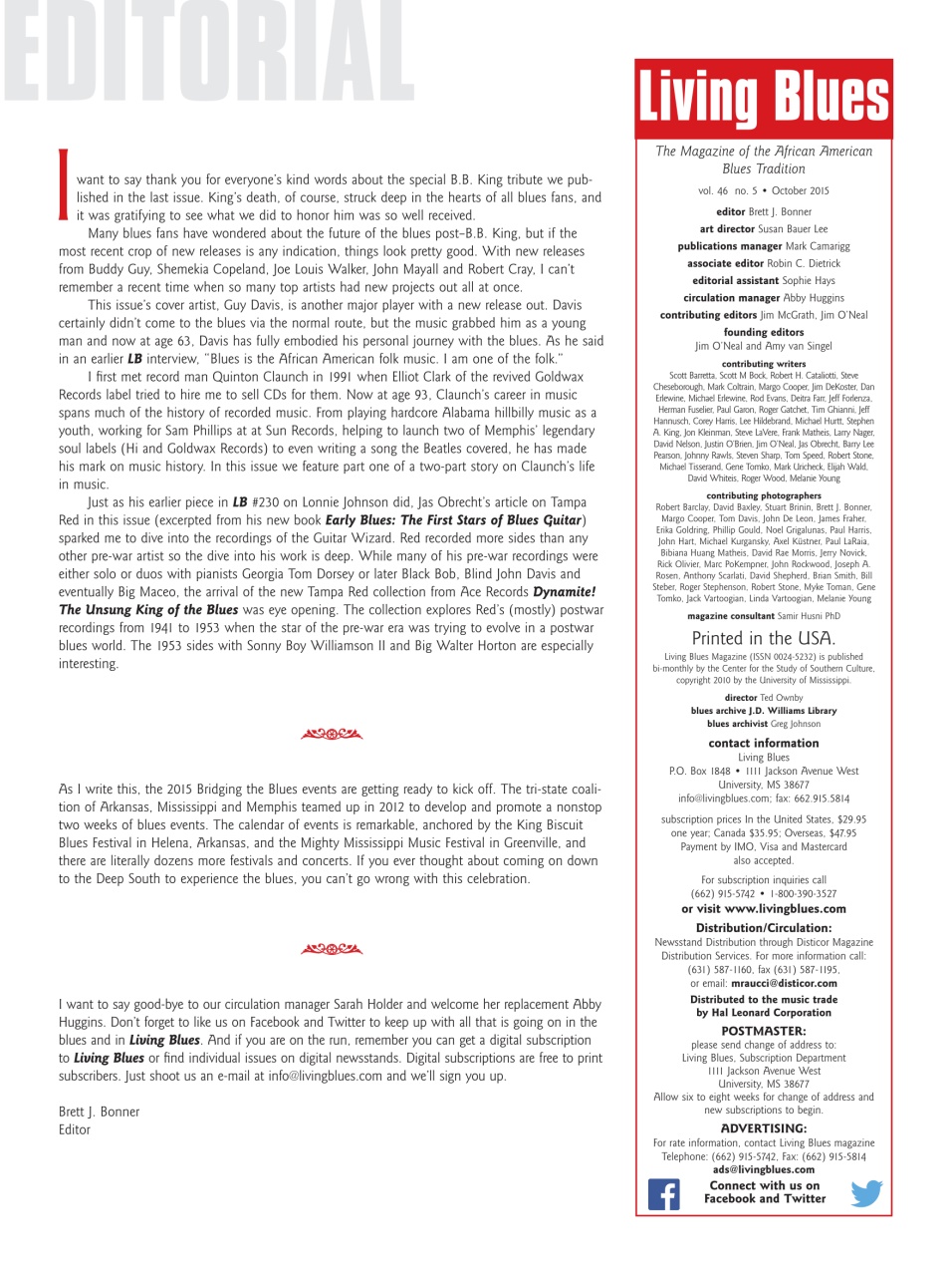 Living Blues Preview Pages