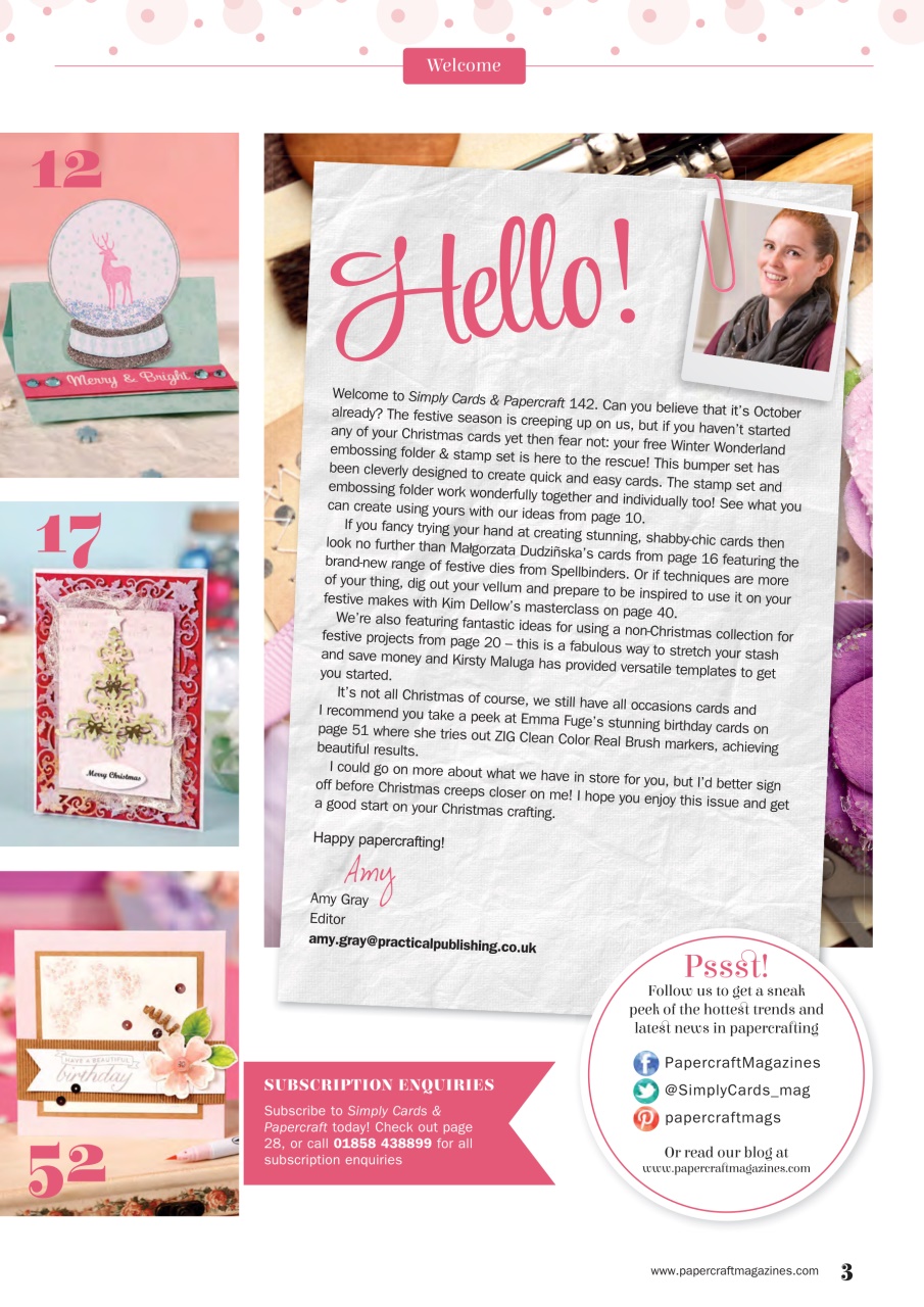 Simply Cards & Papercraft Preview Pages