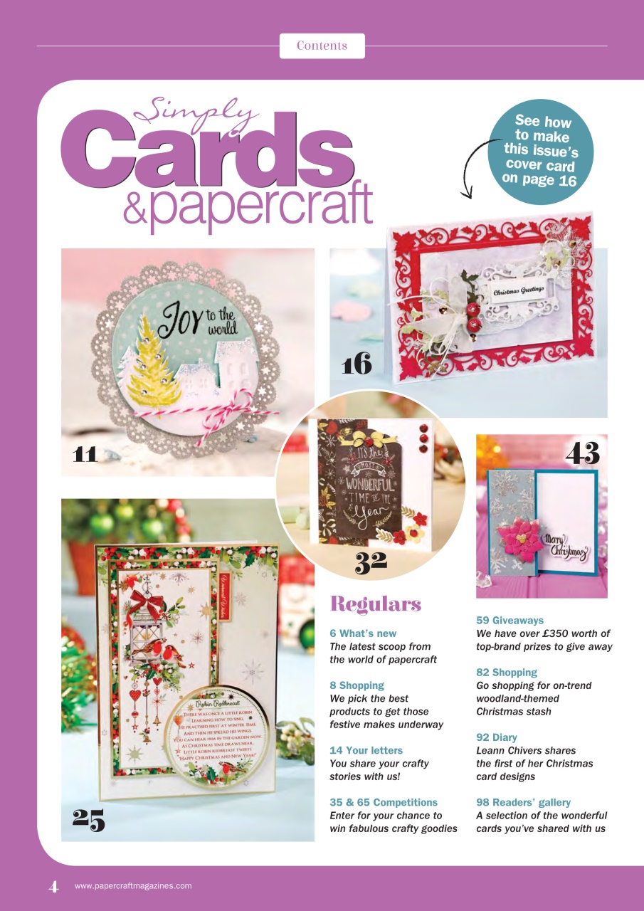 Simply Cards & Papercraft Preview Pages