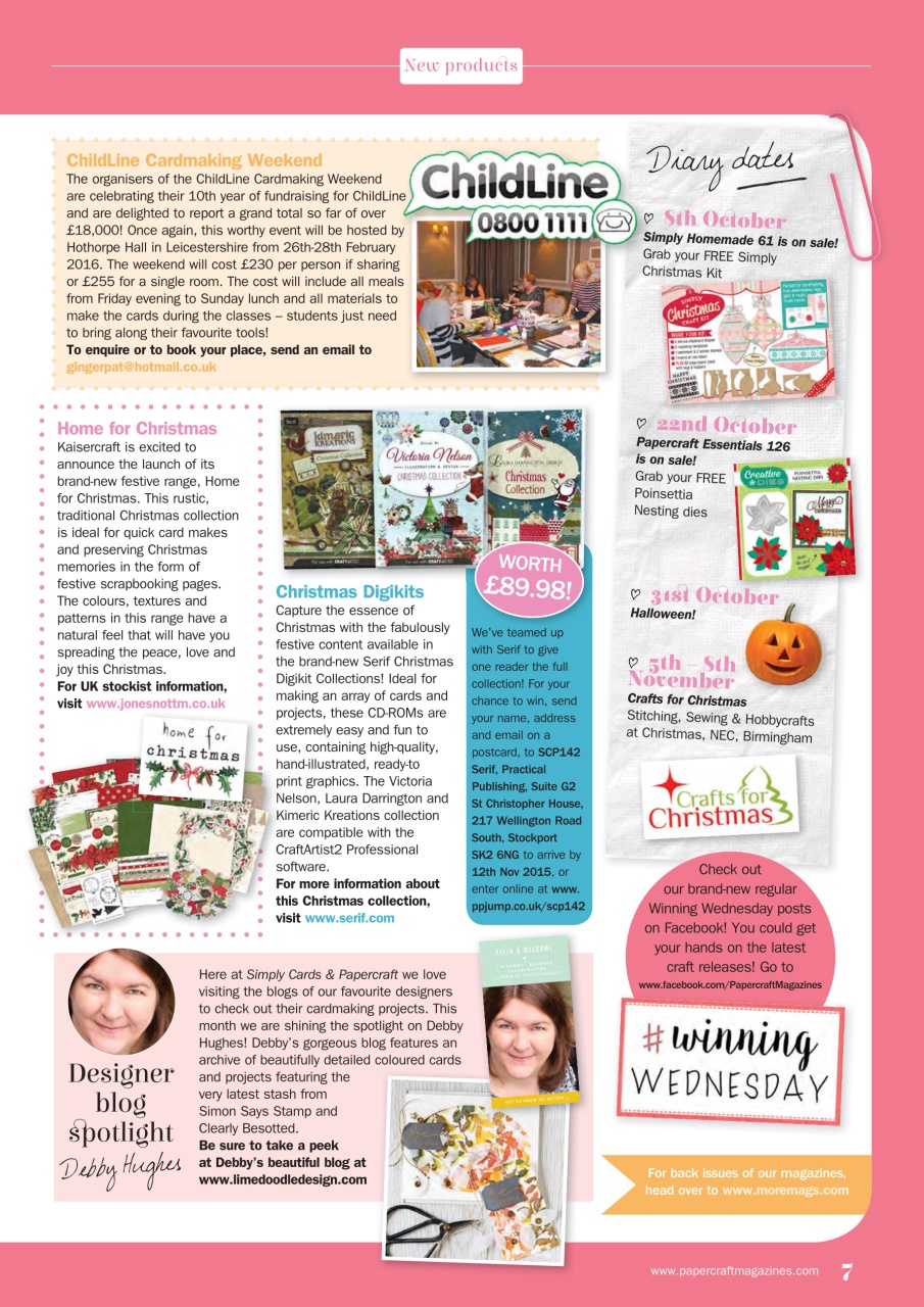 Simply Cards & Papercraft Preview Pages