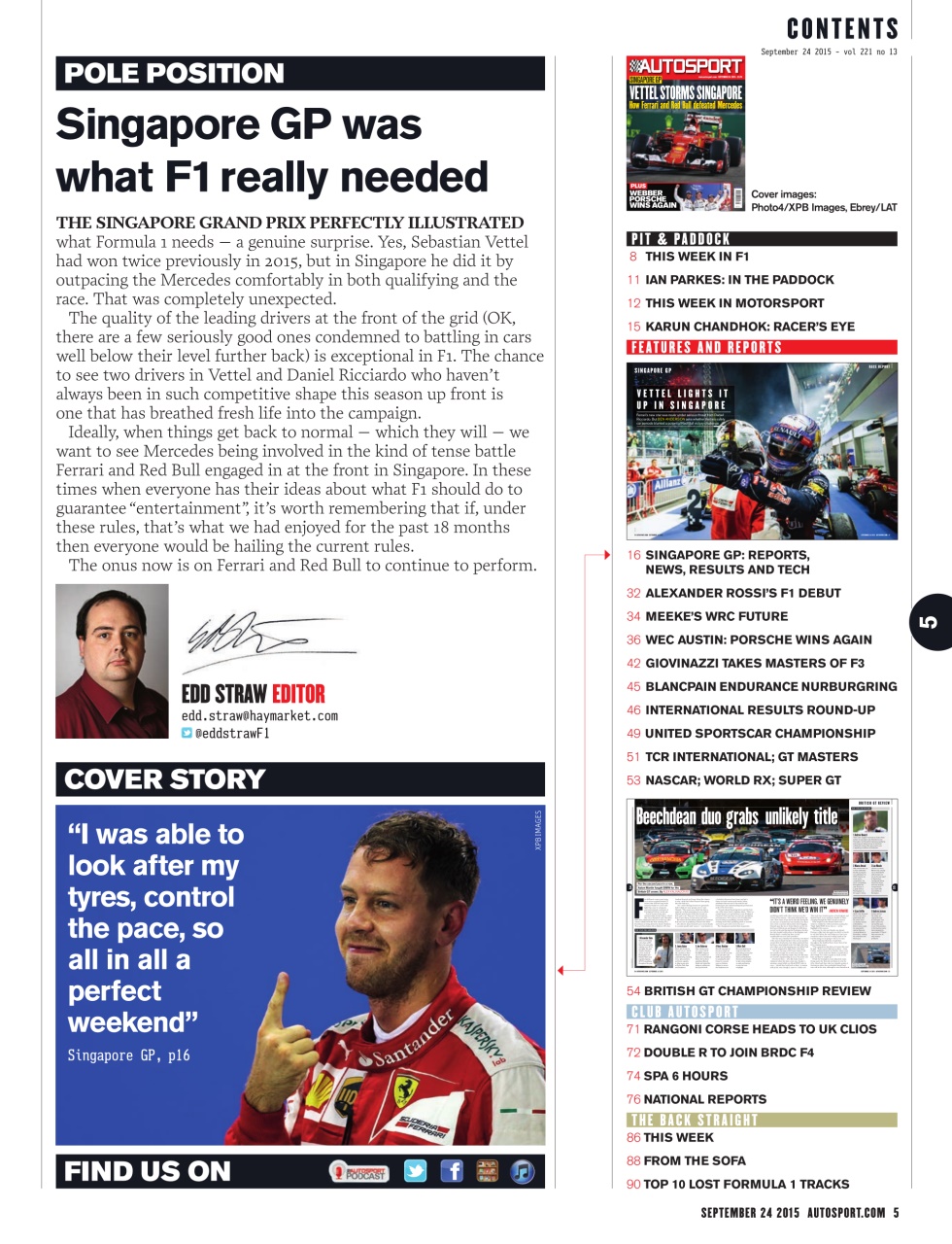 Autosport Preview Pages