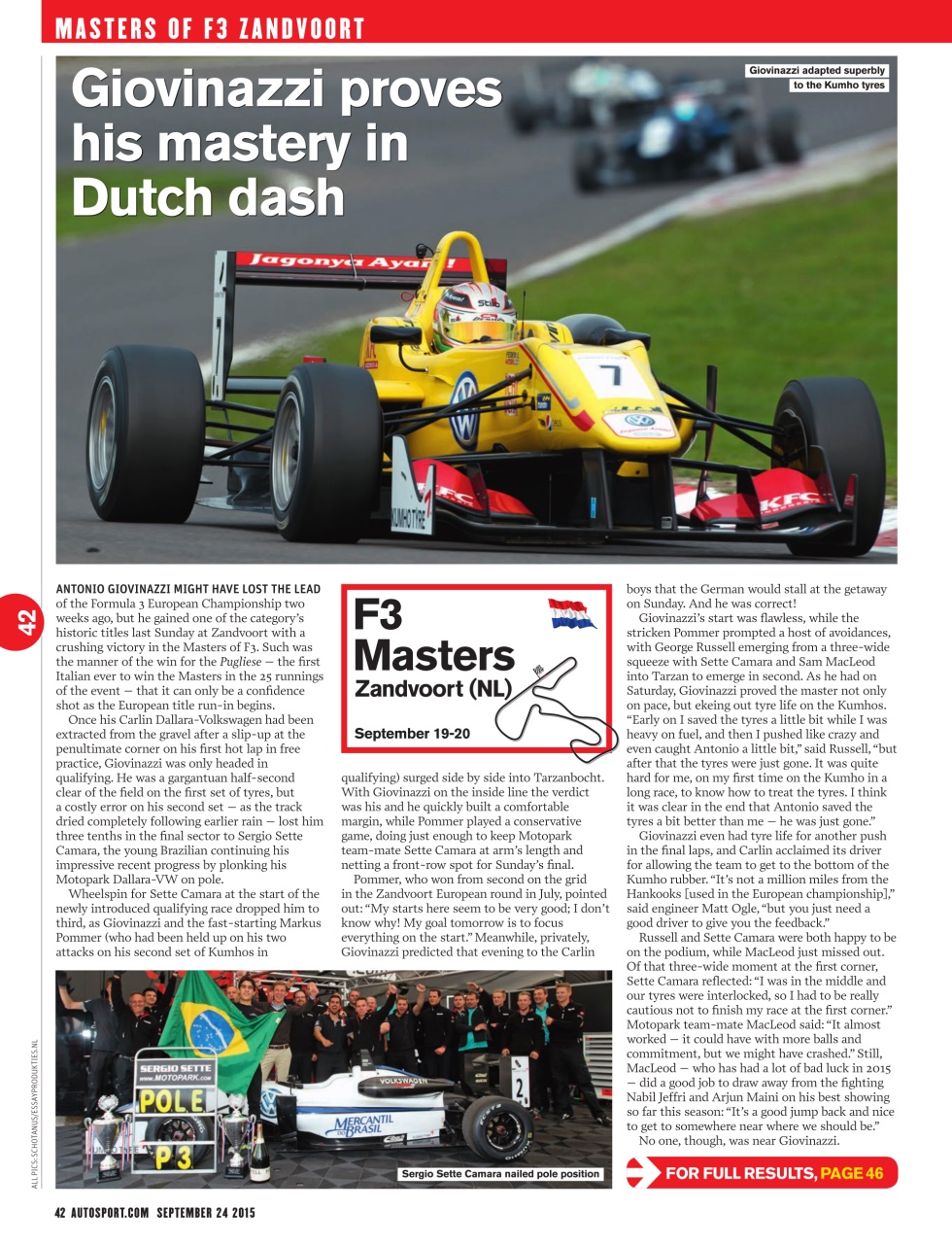 Autosport Preview Pages