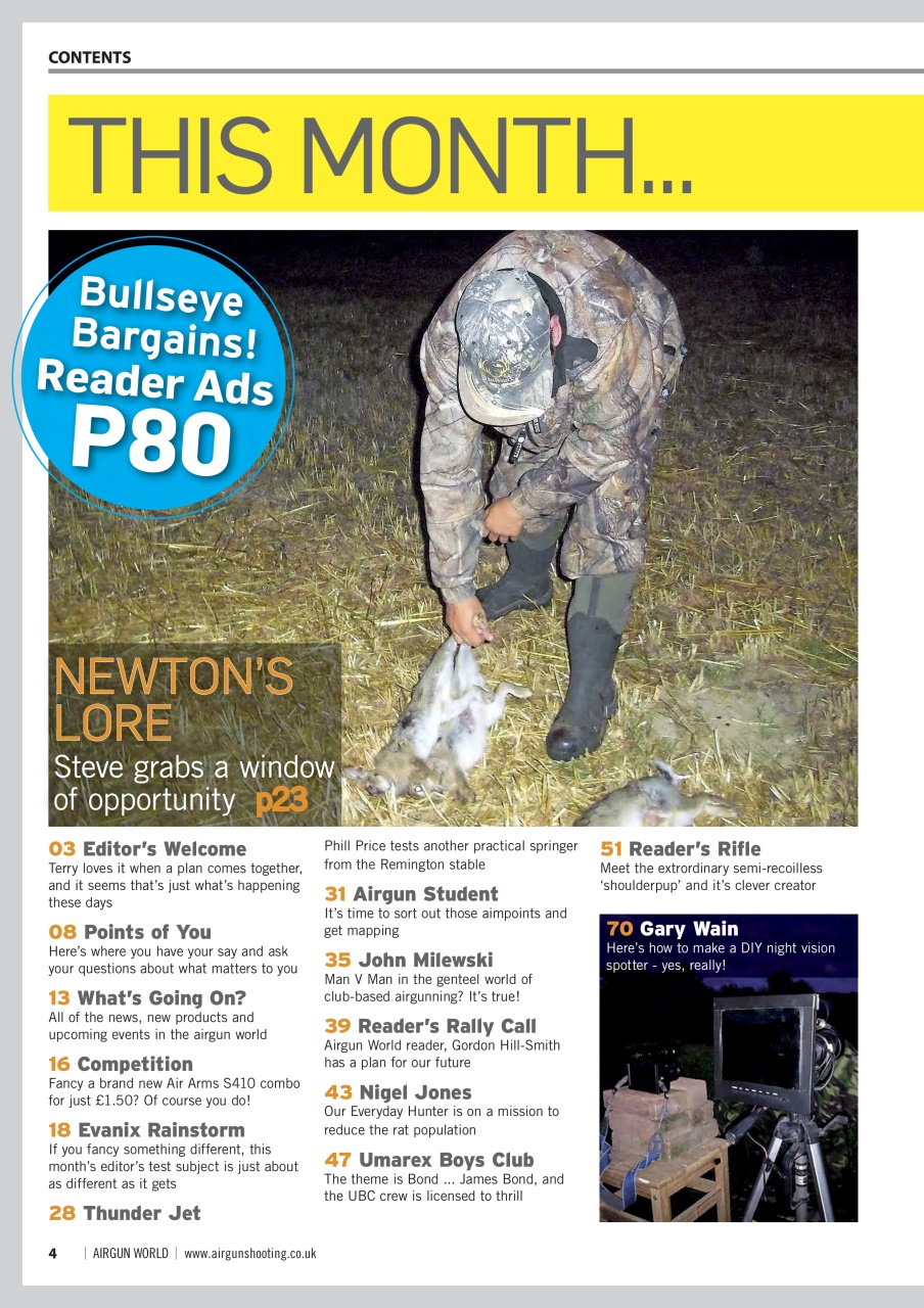 Airgun World Preview Pages