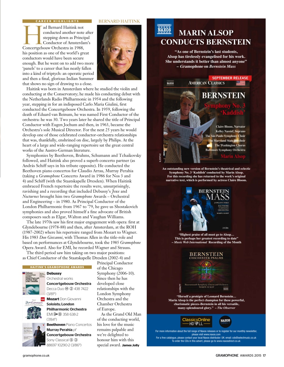 Gramophone Preview Pages