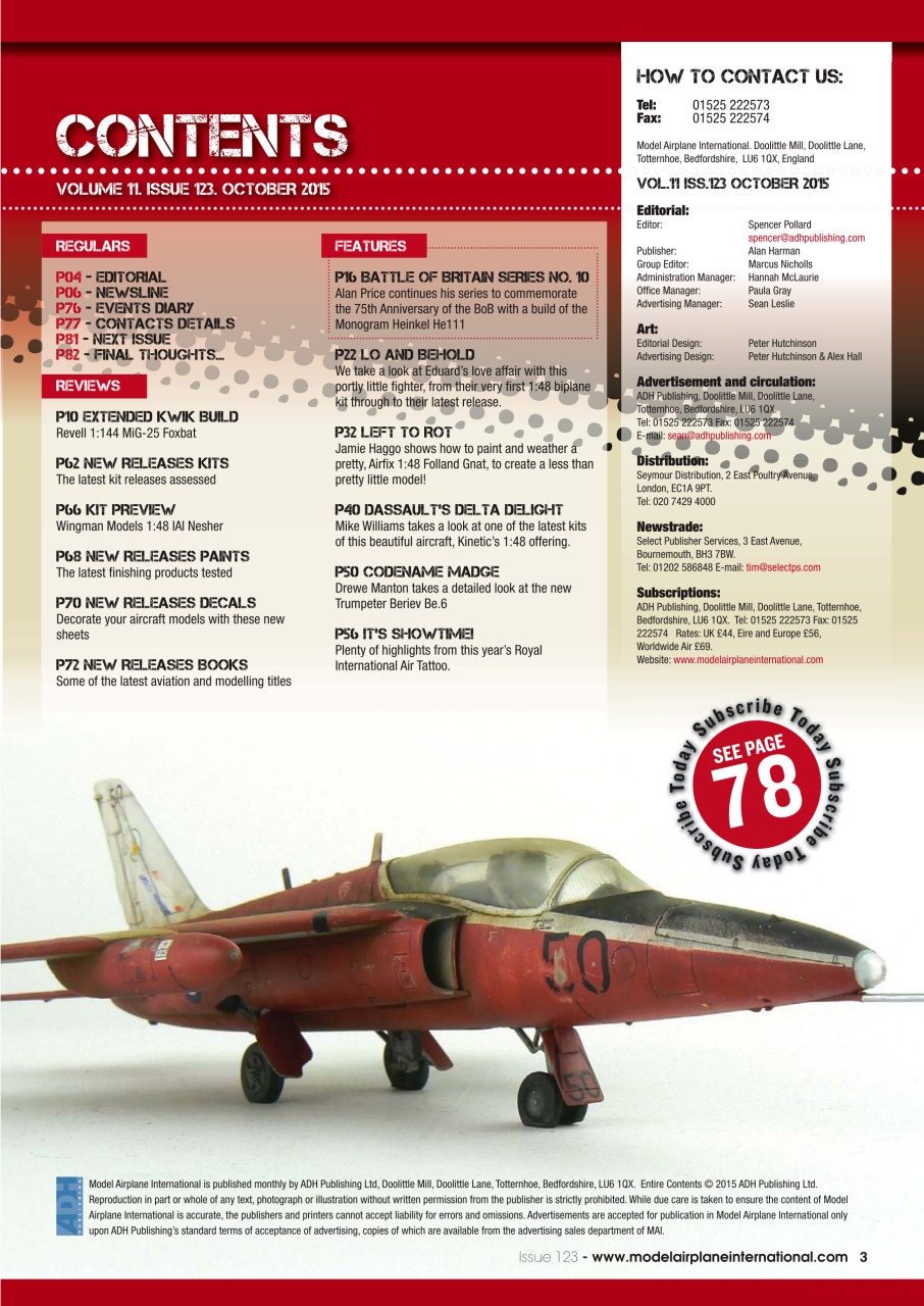 Model Airplane International Preview Pages