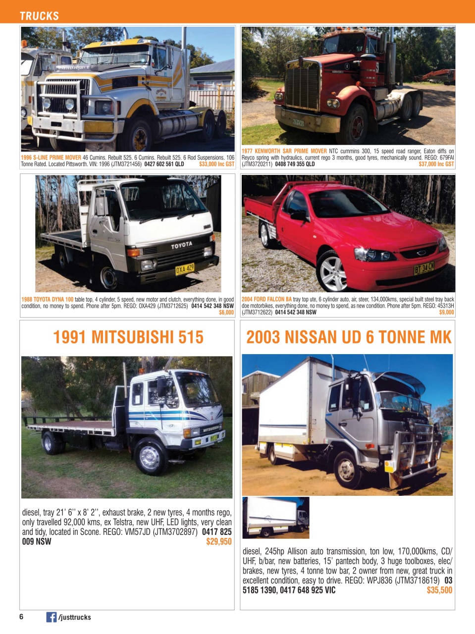 JUST TRUCKS Preview Pages