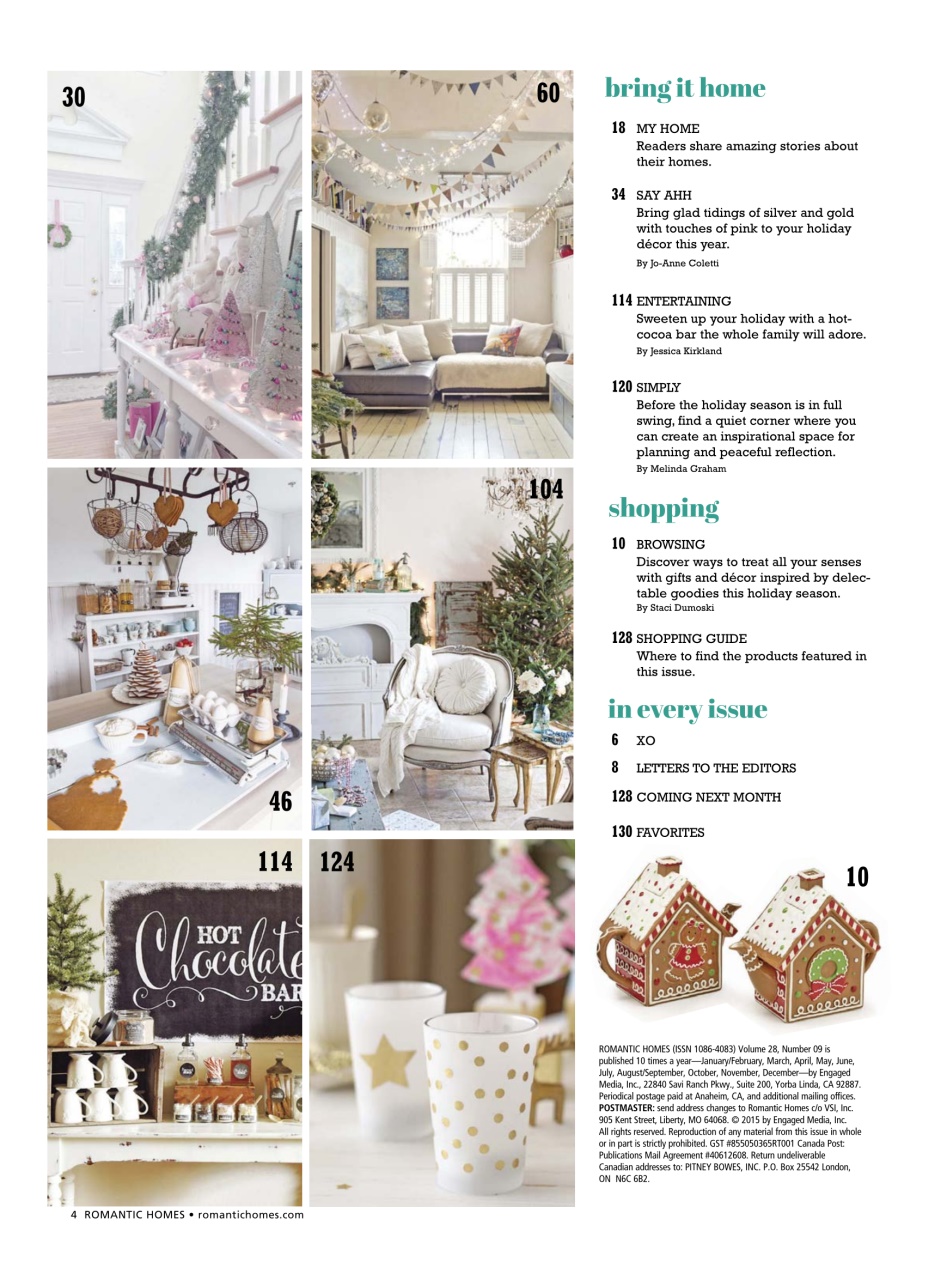 Romantic Homes Preview Pages