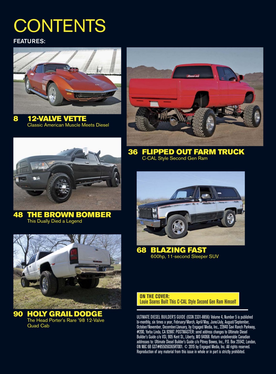 Ultimate Diesel Builders Guide Preview Pages