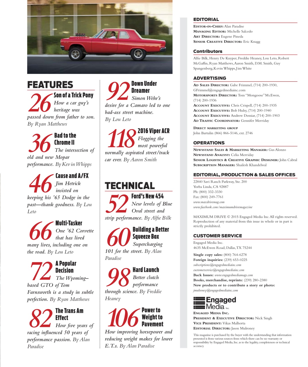 Maximum Drive Preview Pages