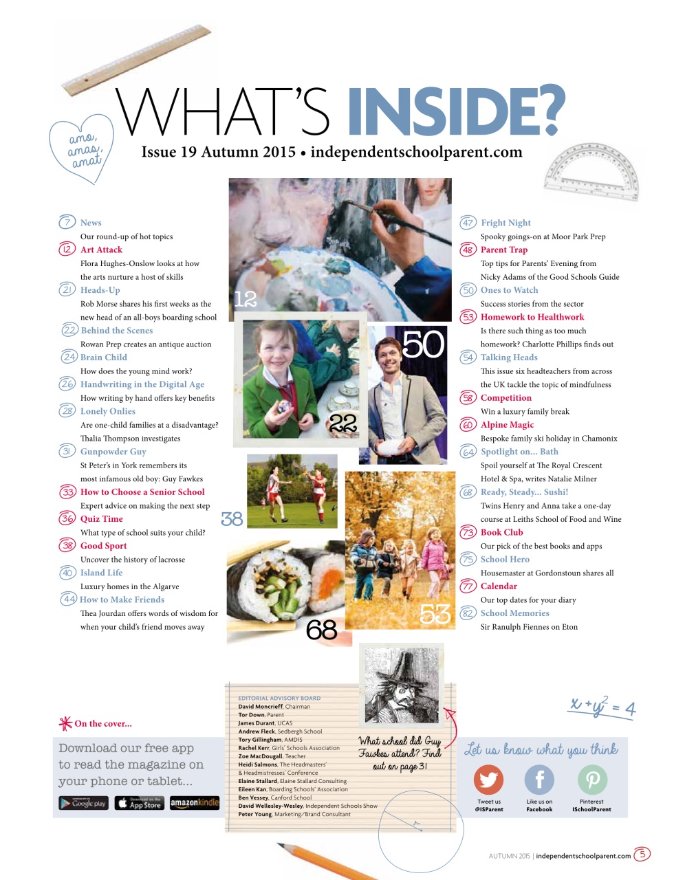Independent School Parent Preview Pages