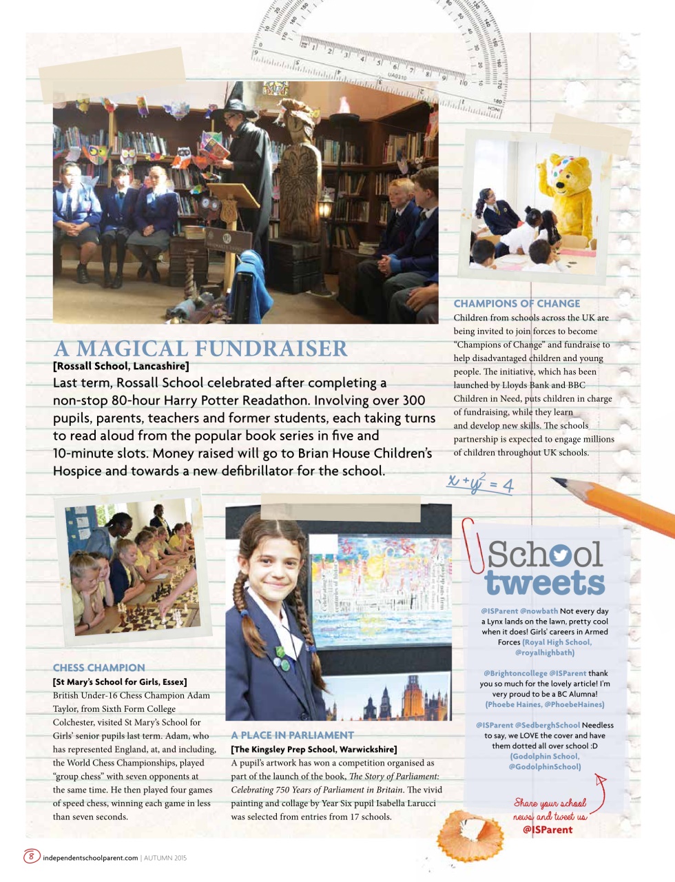 Independent School Parent Preview Pages