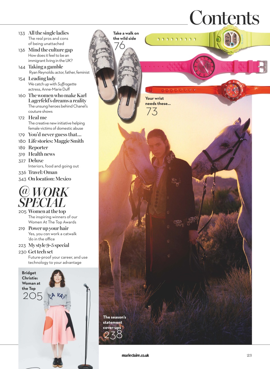 Marie Claire Preview Pages