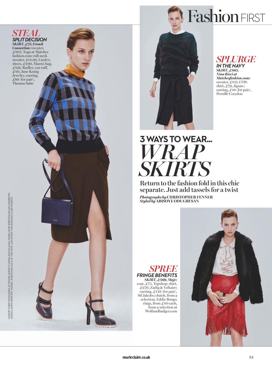 Marie Claire Preview Pages