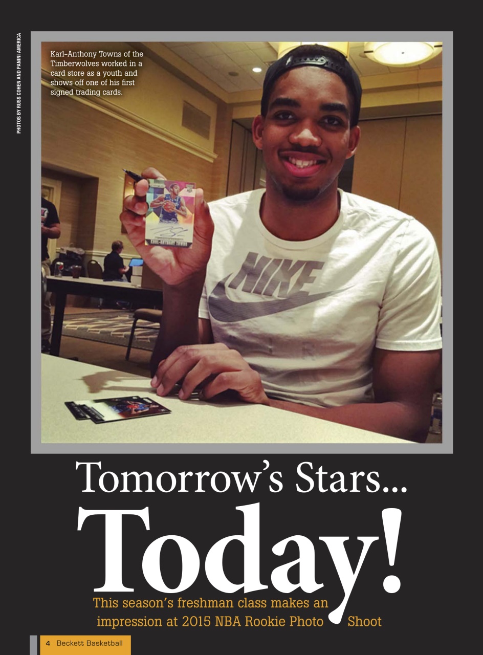 Beckett Basketball Magazine Preview Pages