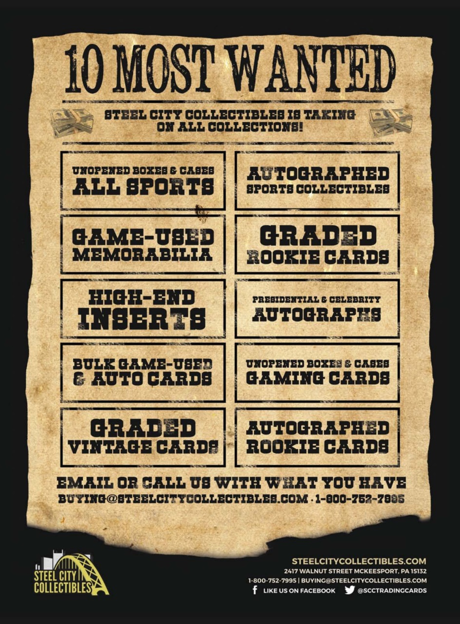 Sports Card Monthly Magazine Preview Pages