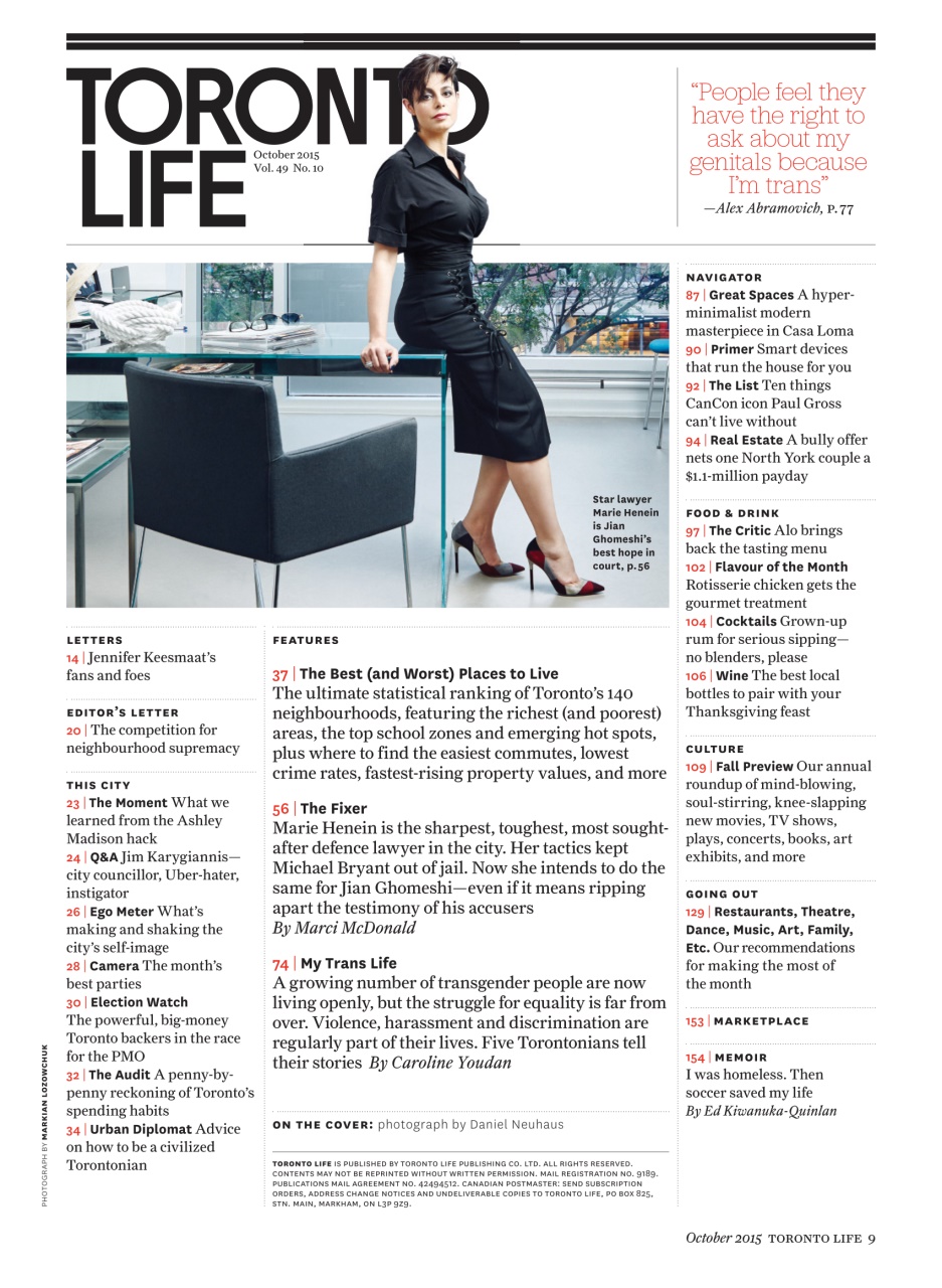 Toronto Life Preview Pages