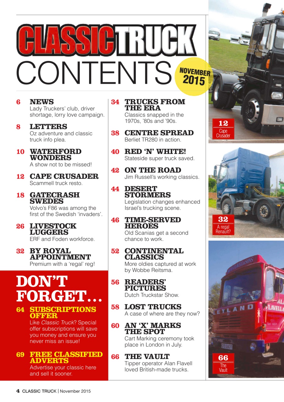 Classic Truck (OLD) Preview Pages