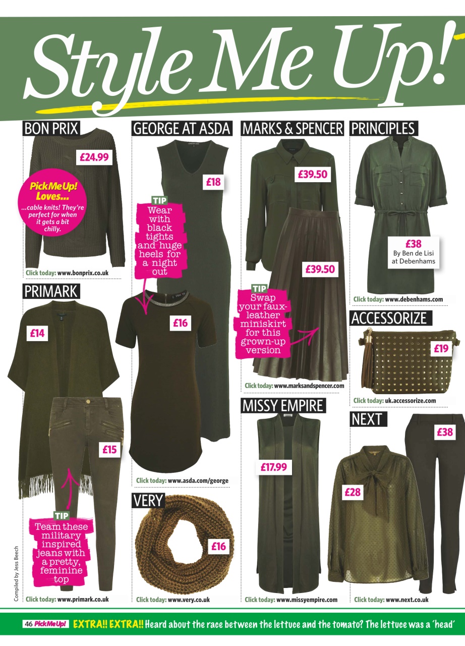 Pick Me Up Preview Pages