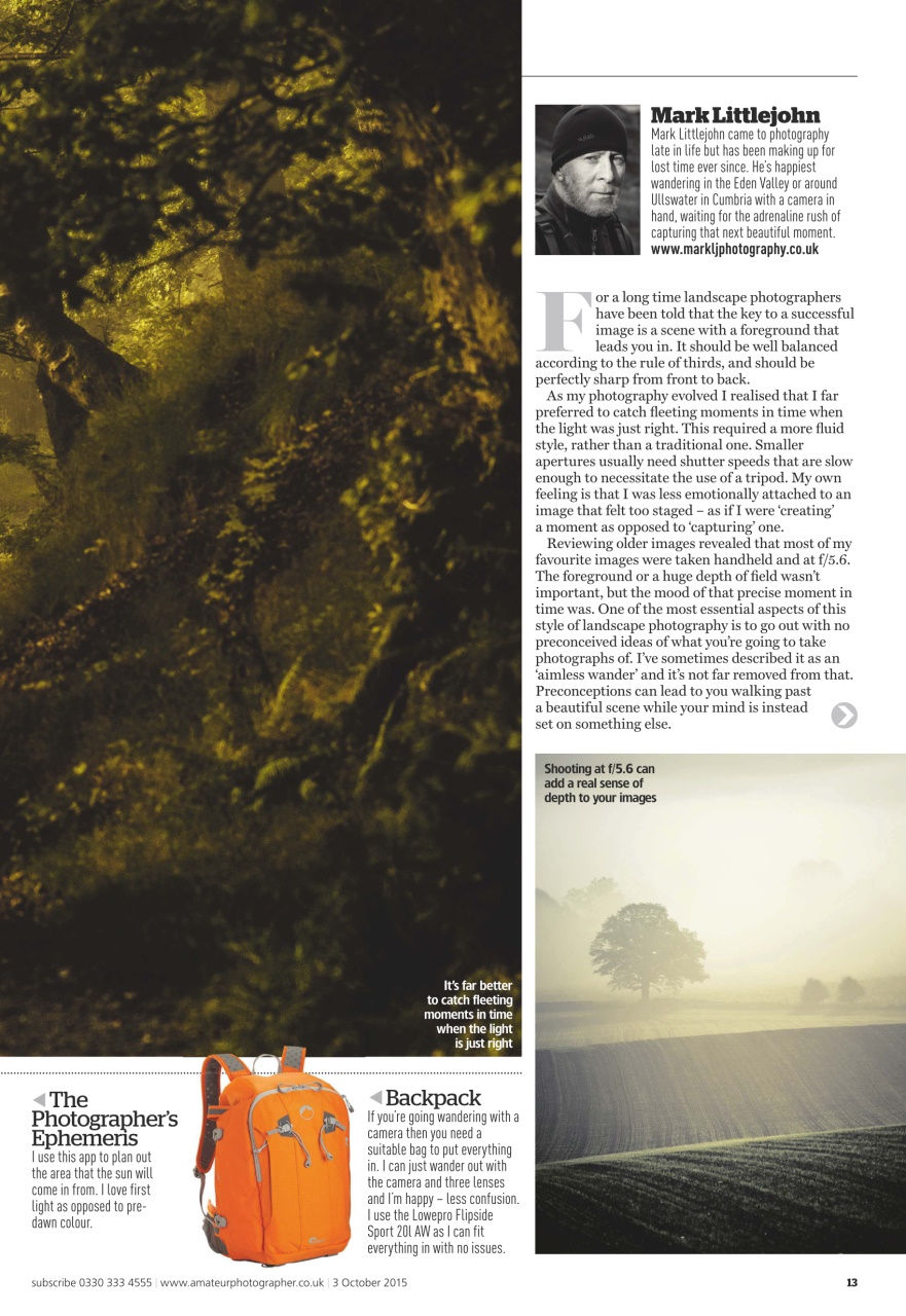 Amateur Photographer Preview Pages