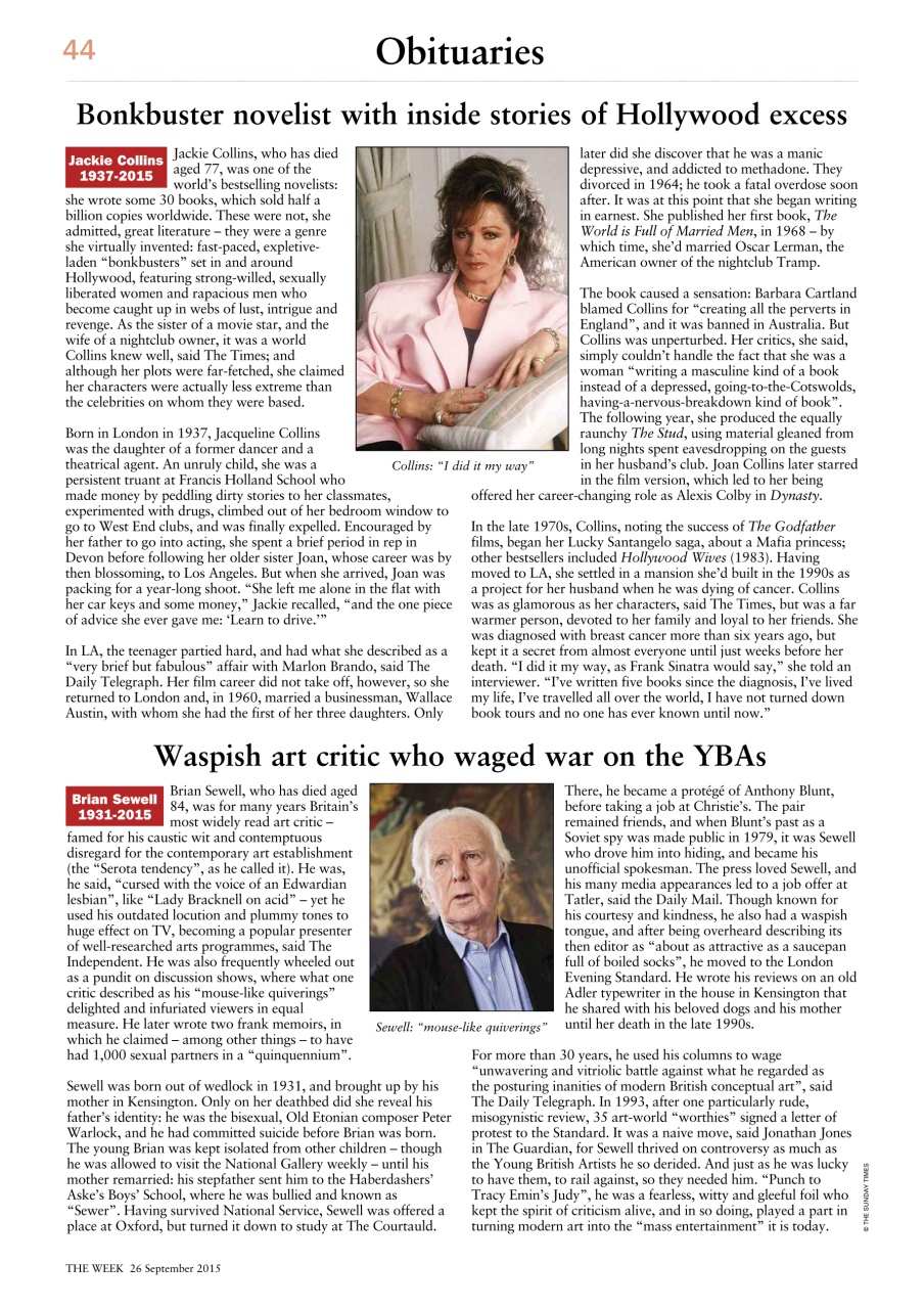 The Week Preview Pages