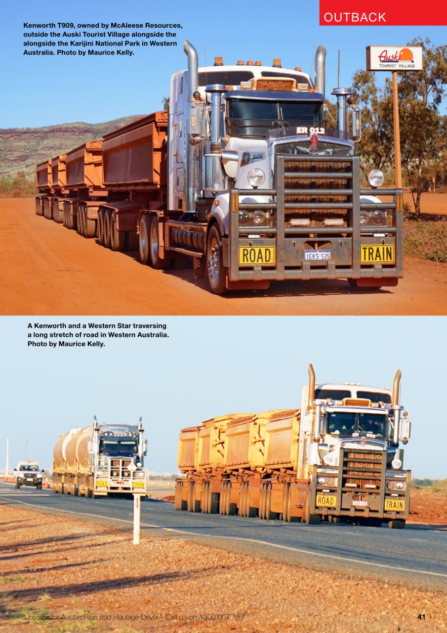 Aussie Rigs and Haulage Driver Preview Pages