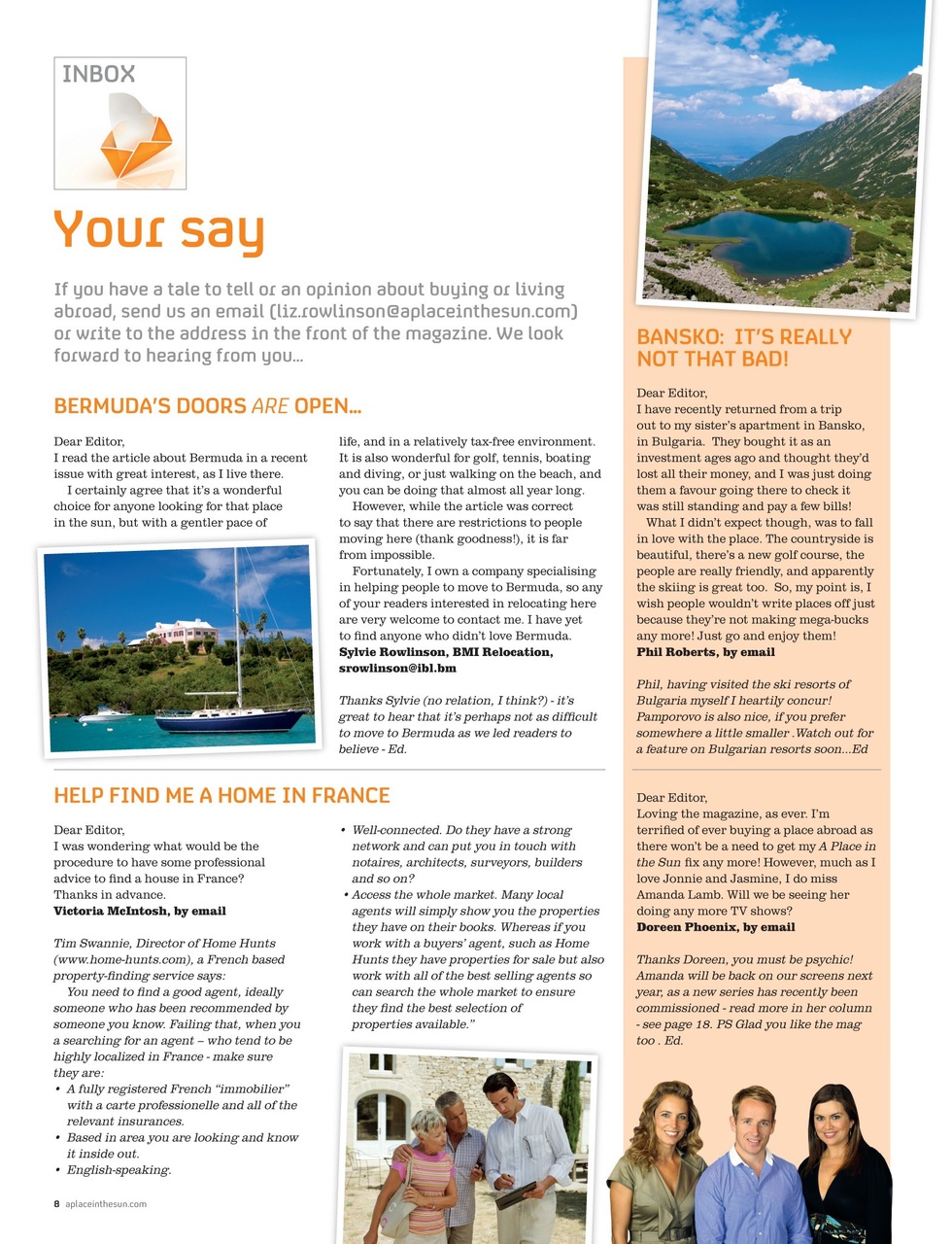 A Place in the Sun Magazine Preview Pages