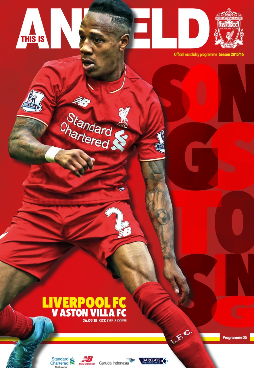 Liverpool FC Programmes Preview Pages
