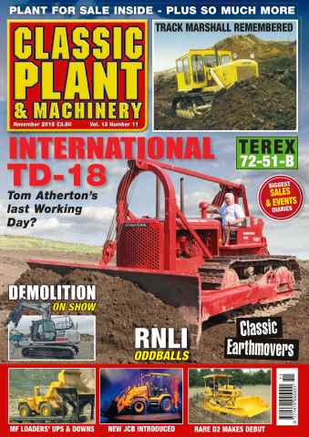Classic Plant & Machinery issue Vol 13. No 14 International TD-18