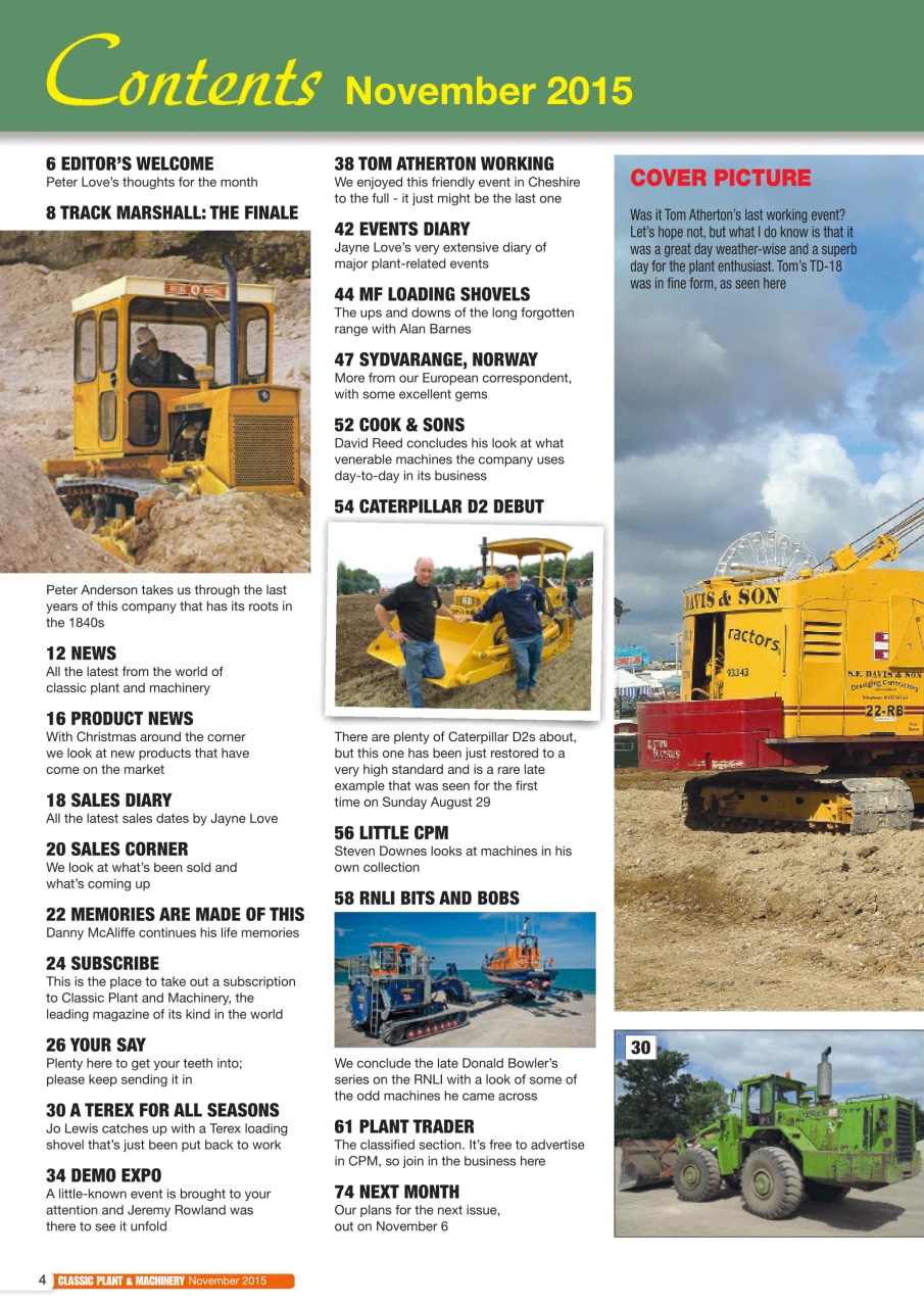 Classic Plant & Machinery Preview Pages