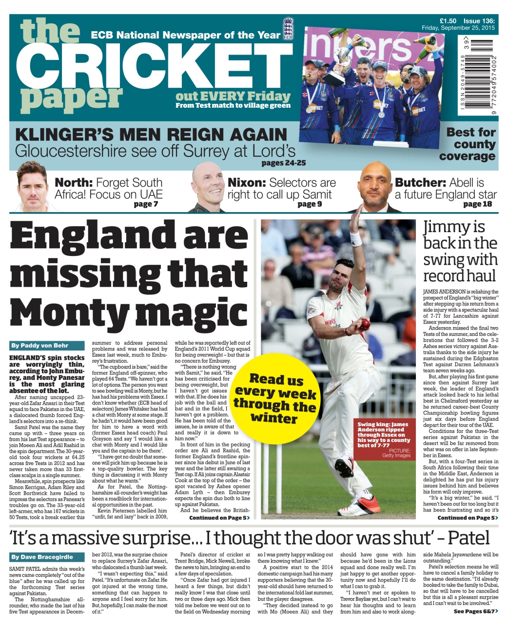 The Cricket Paper Preview Pages