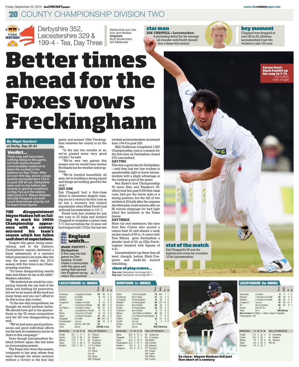 The Cricket Paper Preview Pages