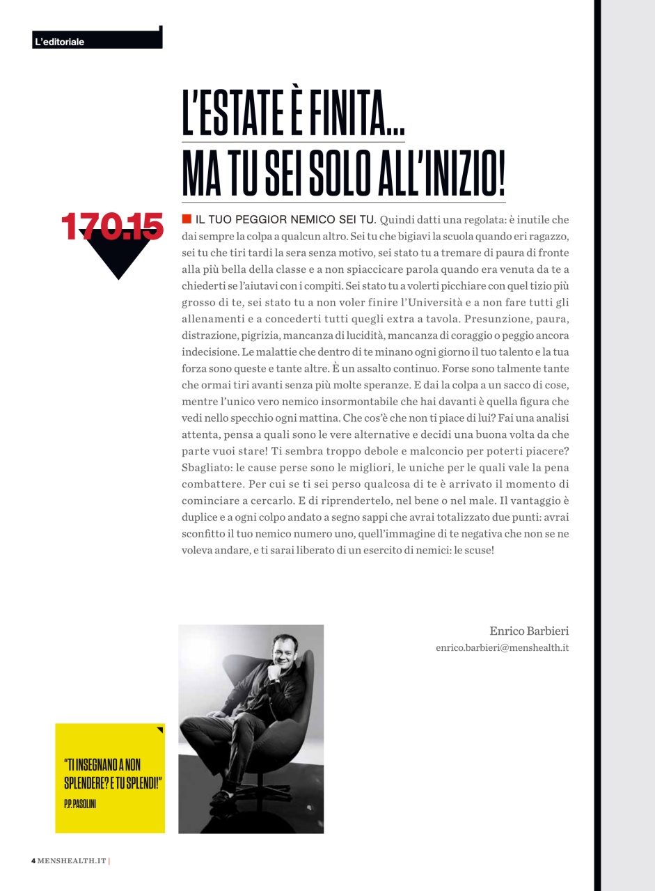 Men's Health Italia Preview Pages