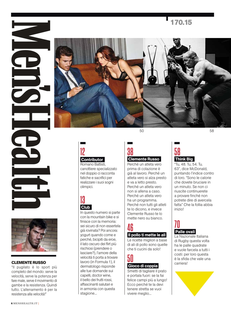 Men's Health Italia Preview Pages