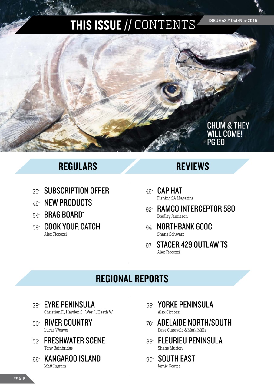 Fishing SA Preview Pages