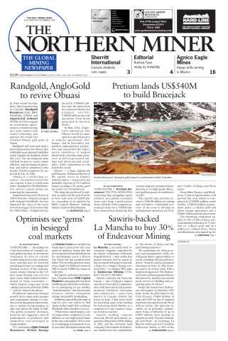 The Northern Miner issue Vol. 101 No. 33