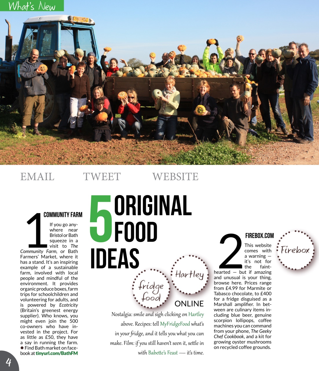 The Taster Magazine Preview Pages