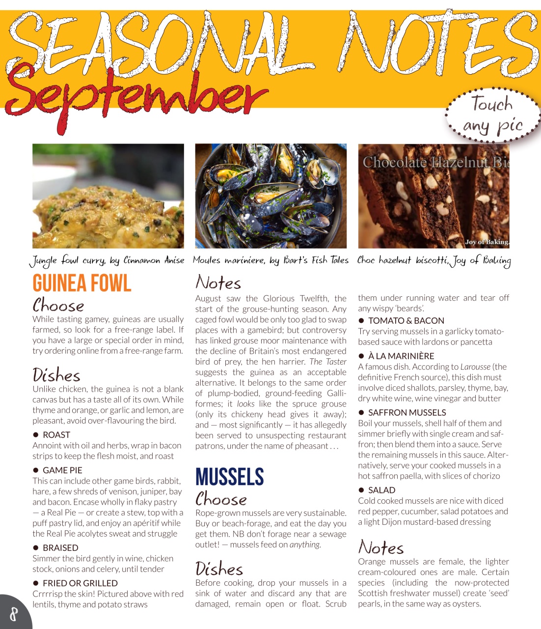 The Taster Magazine Preview Pages