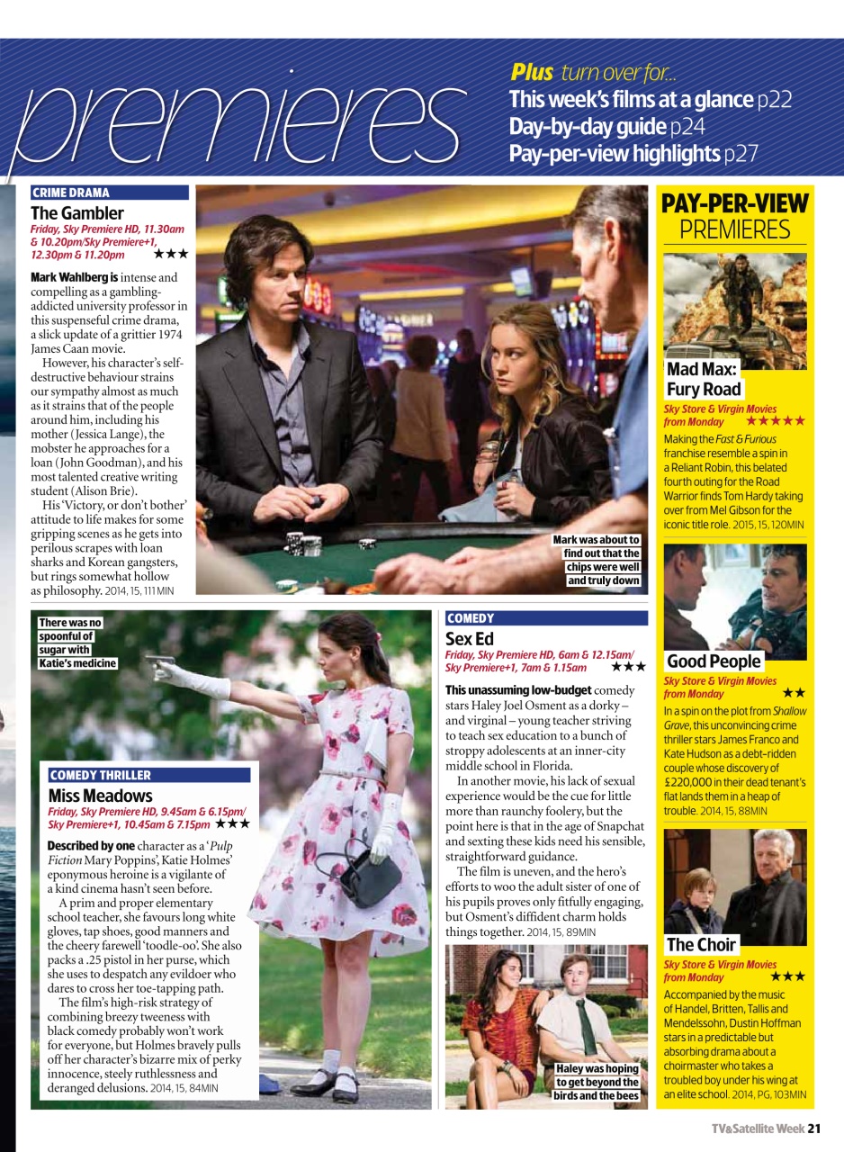 TV & Satellite Week Preview Pages