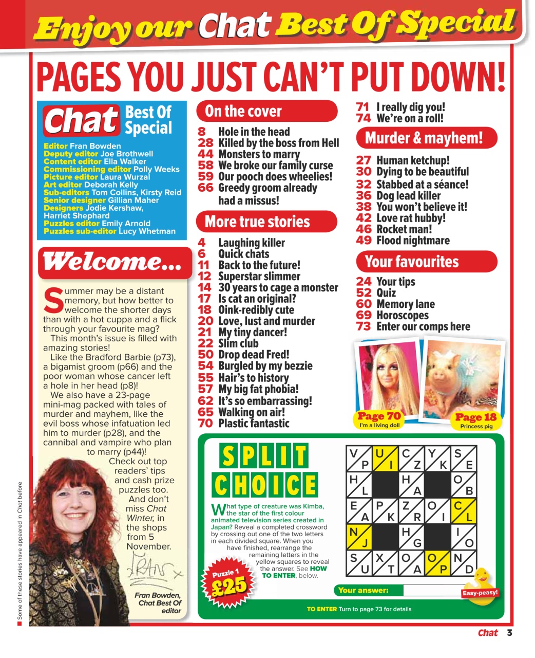 Chat Specials Preview Pages