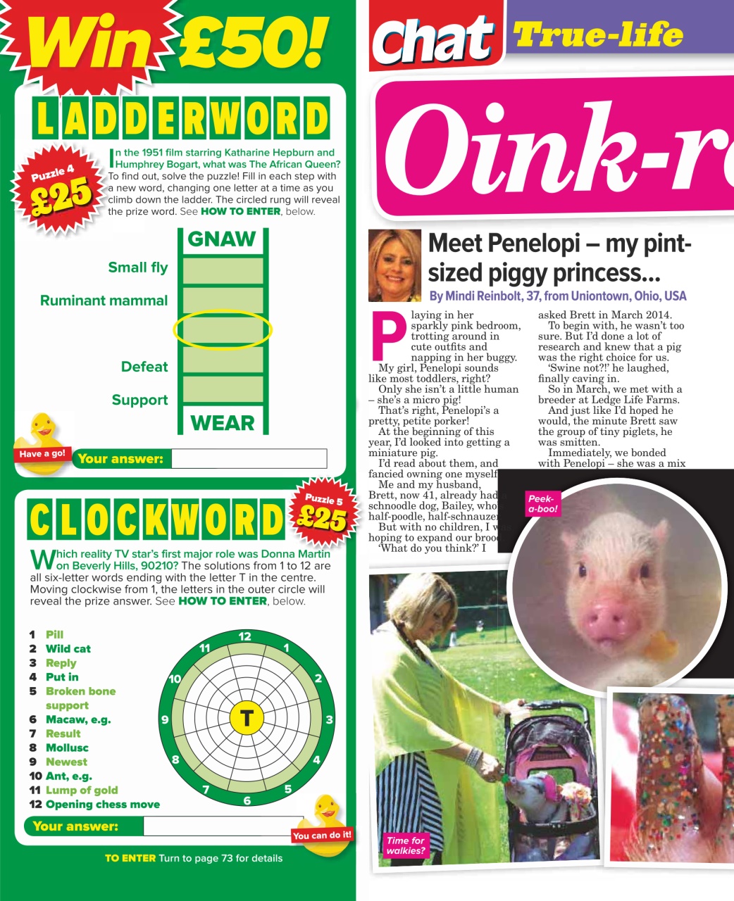 Chat Specials Preview Pages