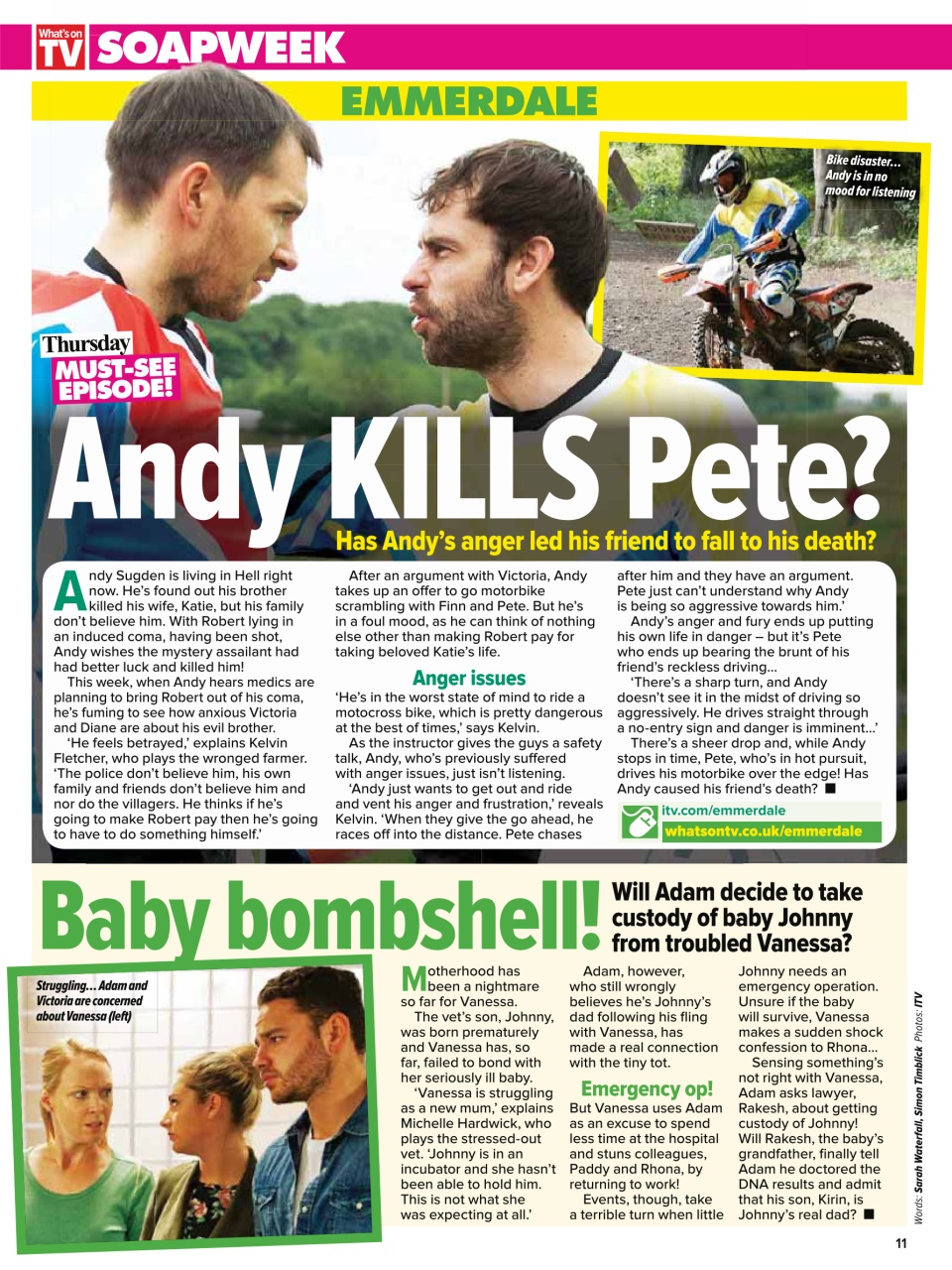 What's on TV Preview Pages