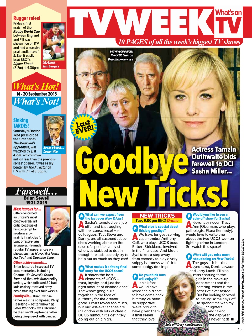 What's on TV Preview Pages